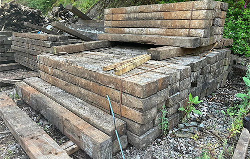 Buy Railway Sleepers Pembrokeshire west wales